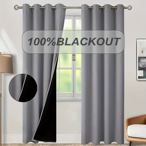 2-Piece 100% Blackout Curtains