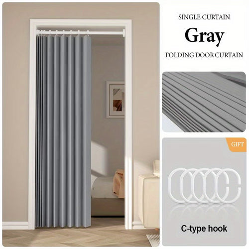 1pc Minimalist Accordion Door Curtain